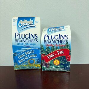 2 Boxes Glade Plugins Scented Refills - 3 per Box - Coral Breeze & Pine